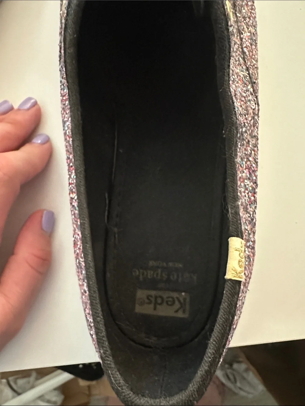 Keds x Kate Spade Multi-Color Glitter Sneakers in Women’s Size 11